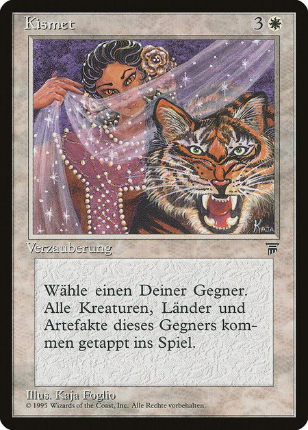 Kismet (German) - Renaissance Magic: The Gathering trading card