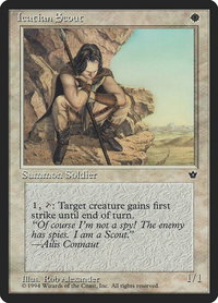 Icatian Scout (Alexander) - Fallen Empires (FEM) #13c - Common Magic: The Gathering Trading Card