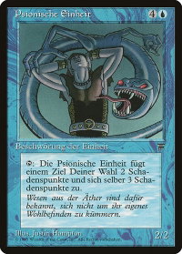 Psionic Entity (German) - "Psionische Einheit" - Renaissance (REN) #38 - Rare Magic: The Gathering Trading Card