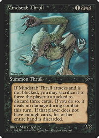 Mindstab Thrull (Tedin) - Fallen Empires (FEM) #40c - Common Magic: The Gathering Trading Card