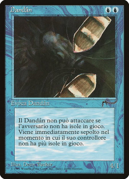 Dandan (Italian) trading card from Renaissance Dandan (Italian) - Renaissance Magic: The Gathering trading card