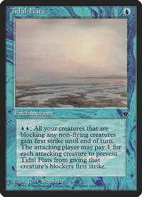 Tidal Flats (Alexander) (Marsh) - Fallen Empires (FEM) #27b - Common Magic: The Gathering Trading Card