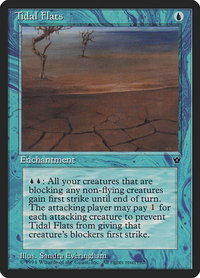Tidal Flats (Everingham) - Fallen Empires (FEM) #27c - Common Magic: The Gathering Trading Card