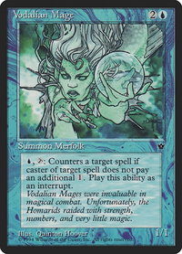Vodalian Mage (Hoover) - Fallen Empires (FEM) #30c - Common Magic: The Gathering Trading Card