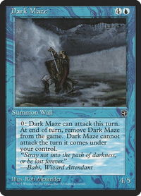 Dark Maze [Version 2] - Homelands (HML) #25b - Common Magic: The Gathering Trading Card