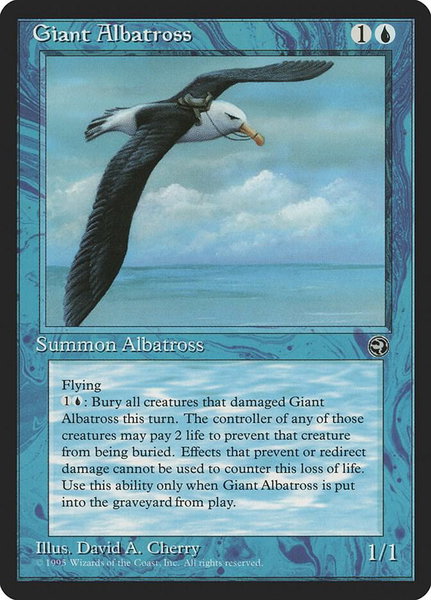 Giant Albatross [Version 2] - Homelands Magic: The Gathering trading card