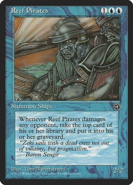 Reef Pirates - Homelands Magic: The Gathering trading card