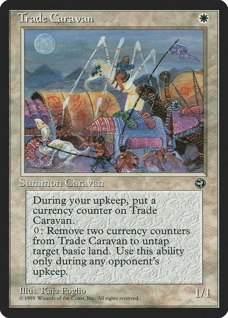 Trade Caravan [Version 2] - Homelands Magic: The Gathering trading card