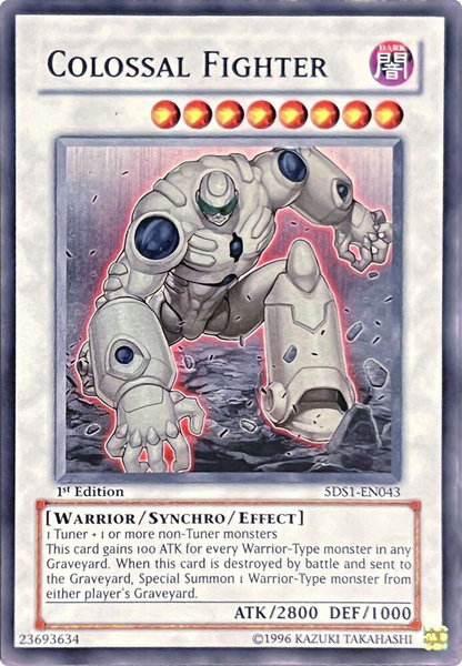 Colossal Fighter - 5D's 2008 Starter Deck YuGiOh trading card