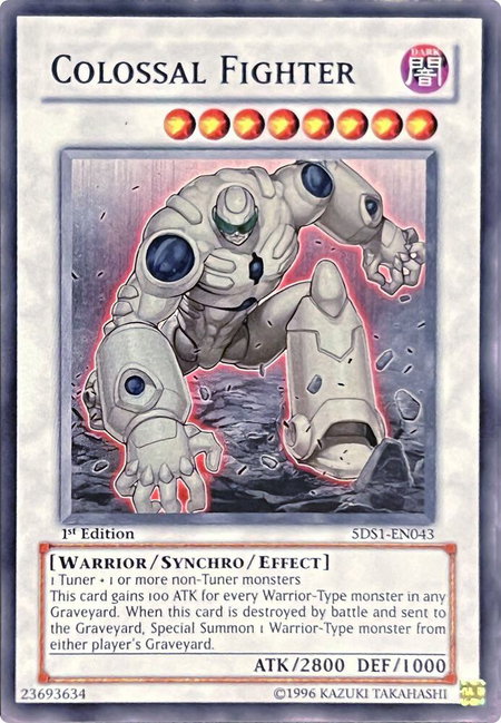Colossal Fighter - 5D's 2008 Starter Deck YuGiOh trading card