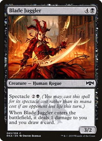 Blade Juggler - Ravnica Allegiance (RNA) #63 - Common Magic: The Gathering Trading Card