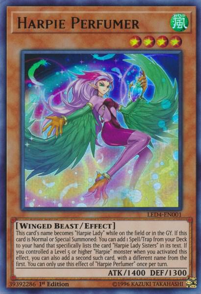 Harpie Perfumer - Legendary Duelists: Sisters of the Rose YuGiOh trading card