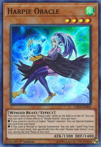 Harpie Oracle - Legendary Duelists: Sisters of the Rose (LED4) #LED4-EN002 - Super Rare YuGiOh Trading Card