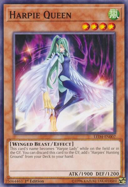 Harpie Queen - Legendary Duelists: Sisters of the Rose YuGiOh trading card