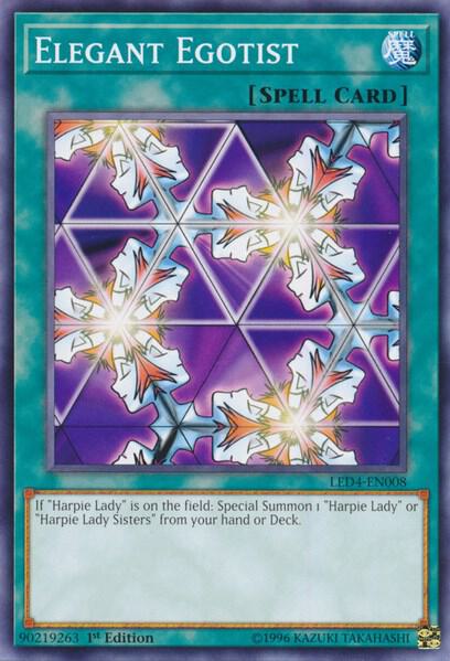 Elegant Egotist - Legendary Duelists: Sisters of the Rose YuGiOh trading card