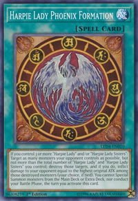 Harpie Lady Phoenix Formation - Legendary Duelists: Sisters of the Rose (LED4) #LED4-EN010 - Common / Short Print YuGiOh Trading Card