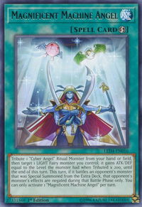 Magnificent Machine Angel - Legendary Duelists: Sisters of the Rose (LED4) #LED4-EN016 - Rare YuGiOh Trading Card