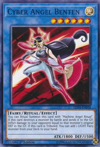 Cyber Angel Benten - Legendary Duelists: Sisters of the Rose (LED4) #LED4-EN018 - Common / Short Print YuGiOh Trading Card
