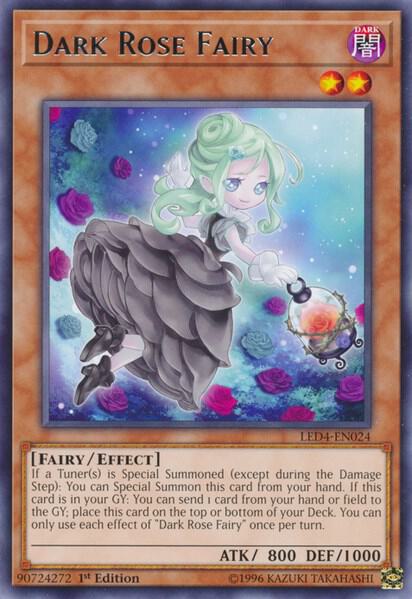 Dark Rose Fairy - Legendary Duelists: Sisters of the Rose YuGiOh trading card