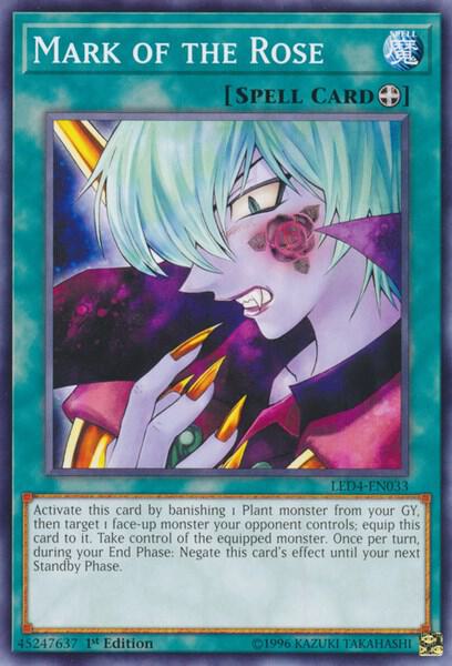 Mark of the Rose - Legendary Duelists: Sisters of the Rose YuGiOh trading card