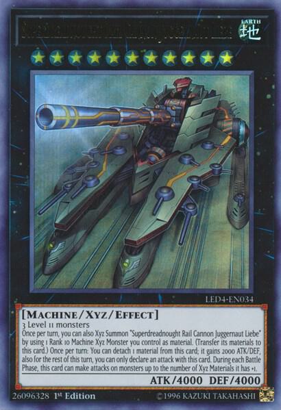 Superdreadnought Rail Cannon Juggernaut Liebe - Legendary Duelists: Sisters of the Rose YuGiOh trading card