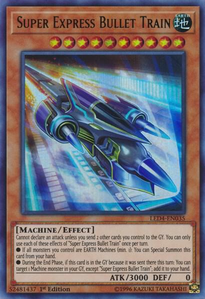 Super Express Bullet Train - Legendary Duelists: Sisters of the Rose YuGiOh trading card