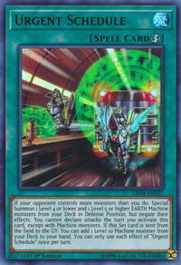 Urgent Schedule - Legendary Duelists: Sisters of the Rose (LED4) #LED4-EN037 - Ultra Rare YuGiOh Trading Card