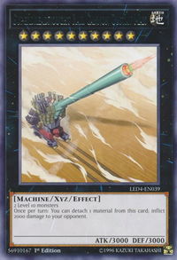 Superdreadnought Rail Cannon Gustav Max - Legendary Duelists: Sisters of the Rose (LED4) #LED4-EN039 - Rare YuGiOh Trading Card