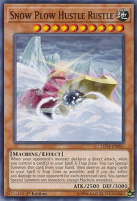 Snow Plow Hustle Rustle - Legendary Duelists: Sisters of the Rose (LED4) #LED4-EN041 - Common / Short Print YuGiOh Trading Card