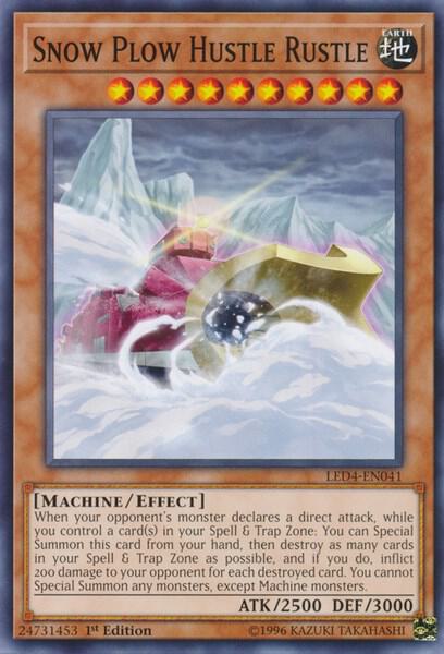 Snow Plow Hustle Rustle trading card from Legendary Duelists: Sisters of the Rose Snow Plow Hustle Rustle - Legendary Duelists: Sisters of the Rose YuGiOh trading card