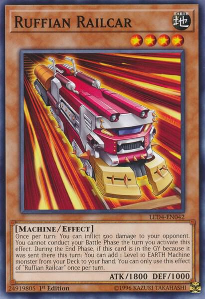 Ruffian Railcar - Legendary Duelists: Sisters of the Rose YuGiOh trading card