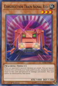 Construction Train Signal Red - Legendary Duelists: Sisters of the Rose (LED4) #LED4-EN043 - Common / Short Print YuGiOh Trading Card