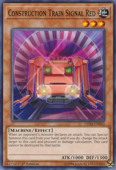Construction Train Signal Red trading card from Legendary Duelists: Sisters of the Rose Construction Train Signal Red - Legendary Duelists: Sisters of the Rose YuGiOh trading card