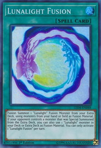 Lunalight Fusion - Legendary Duelists: Sisters of the Rose (LED4) #LED4-EN048 - Super Rare YuGiOh Trading Card