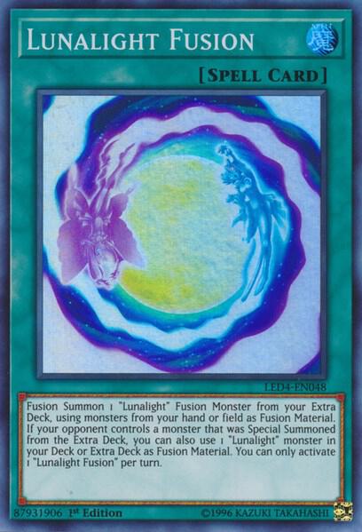 Lunalight Fusion trading card from Legendary Duelists: Sisters of the Rose Lunalight Fusion - Legendary Duelists: Sisters of the Rose YuGiOh trading card