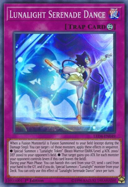 Lunalight Serenade Dance - Legendary Duelists: Sisters of the Rose YuGiOh trading card