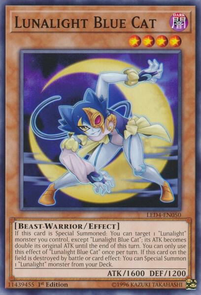 Lunalight Blue Cat - Legendary Duelists: Sisters of the Rose YuGiOh trading card