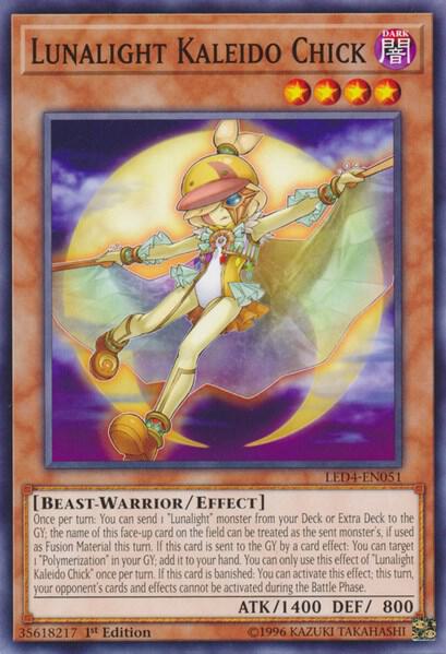 Lunalight Kaleido Chick - Legendary Duelists: Sisters of the Rose YuGiOh trading card