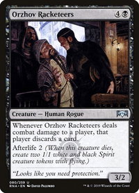 Orzhov Racketeers - Ravnica Allegiance (RNA) #80 - Uncommon Magic: The Gathering Trading Card