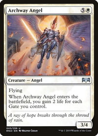Archway Angel - Ravnica Allegiance (RNA) #3 - Uncommon Magic: The Gathering Trading Card