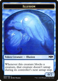Illusion Token - Ravnica Allegiance (RNA) #2 - Token Magic: The Gathering Trading Card