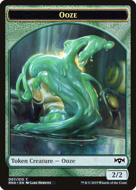 Ooze Token - Ravnica Allegiance Magic: The Gathering trading card