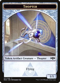 Thopter Token - Ravnica Allegiance (RNA) #11 - Token Magic: The Gathering Trading Card