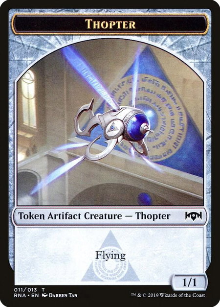 Thopter Token - Ravnica Allegiance Magic: The Gathering trading card