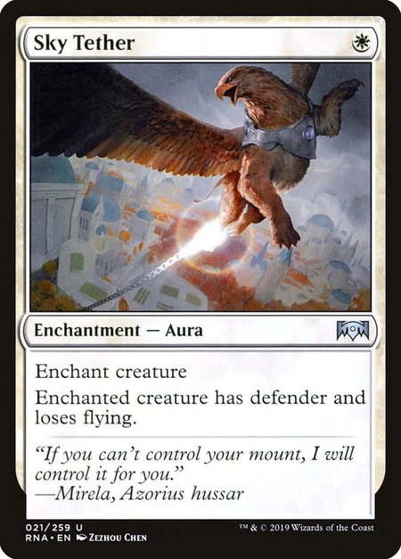 Sky Tether - Ravnica Allegiance Magic: The Gathering trading card