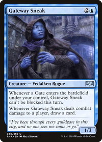 Gateway Sneak - Ravnica Allegiance (RNA) #40 - Uncommon Magic: The Gathering Trading Card