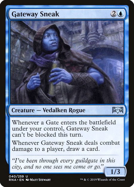 Gateway Sneak - Ravnica Allegiance Magic: The Gathering trading card