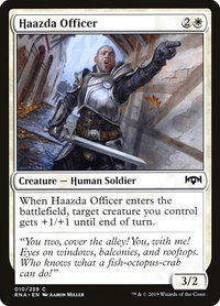 Haazda Officer - Ravnica Allegiance (RNA) #10 - Common Magic: The Gathering Trading Card