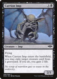 Carrion Imp - Ravnica Allegiance (RNA) #66 - Common Magic: The Gathering Trading Card