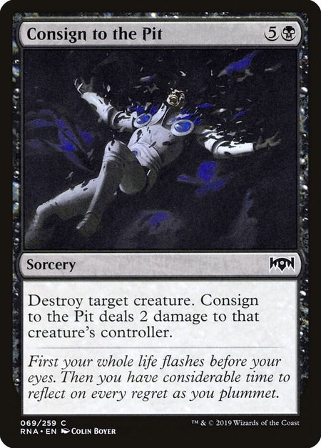 Consign to the Pit - Ravnica Allegiance Magic: The Gathering trading card